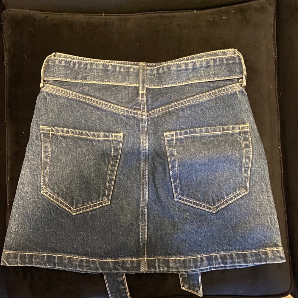 abercrombie and fitch jean skirt